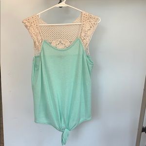 Turquoise blouse
